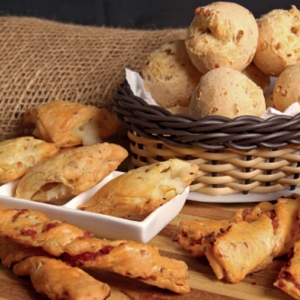 Pão de Queijo Multigrãos Folhado