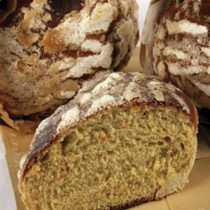 Pão de Cenoura Laranja e Mel