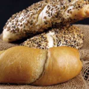 Pão de Semolina com Crosta Gergelim e Semente de Girassol