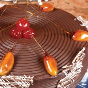Torta de Castanha com Chocolate