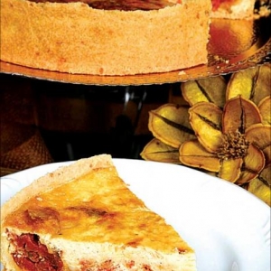 Quiche de Tomate Seco com Provolone