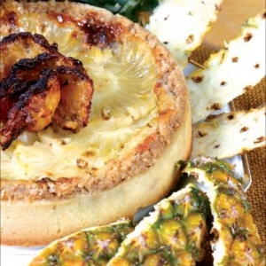 Crostata de Abacaxi com Amêndoas