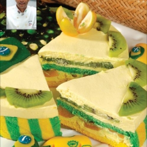 Torta Tropical Hexa Brasil