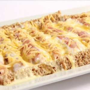 Escondidinho de Presunto e Manga ao Creme