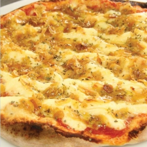 Pizza de Alho Crocante