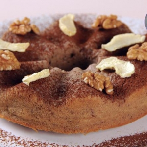 Cake de Maçã com Canela e Nozes Zero Açúcar