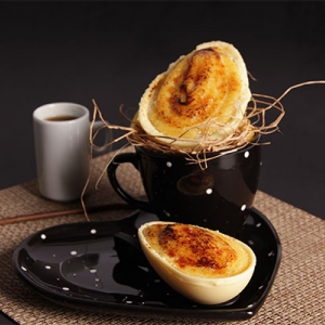 Ovo de Colher Crème Brûlée