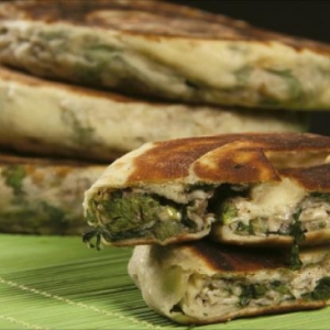 Green Onion Pancakes (pão típico Chinês)