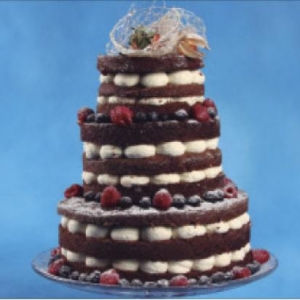 Bolo Naked Cake com Creme Italiano