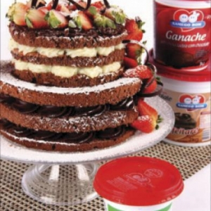 Naked Cake de Chocolate e Coco