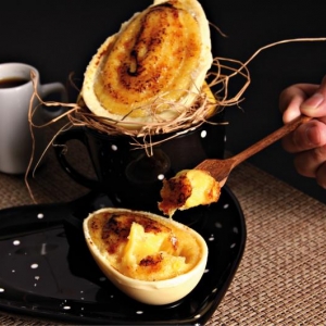 Ovo de Colher Crème Brûlée
