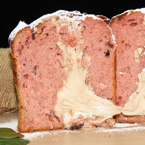 Panetone de Framboesa Trufado com Buoníssimo