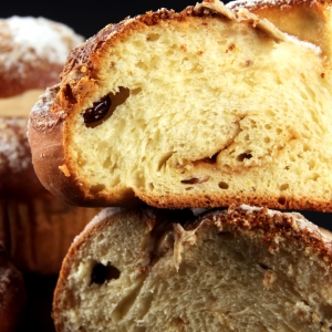 pão de laranja com creme de avelã