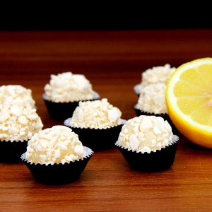 brigadeiro de pinga e limão siciliano