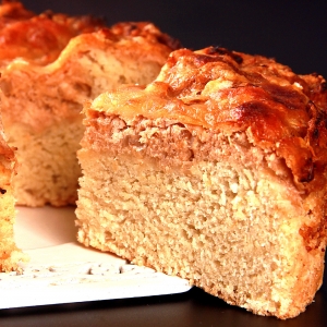 Focaccia de Frango, Barbecue e Cebola