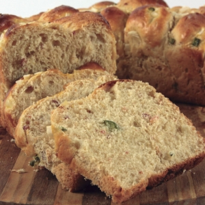 Pão de Abobrinha, Bacon e Calabresa