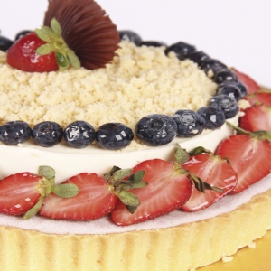 Entremet Sensations de Frutas Vermelhas e Limão Siciliano