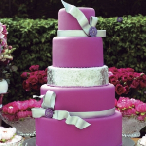 Purple Wedding Cake