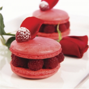 Macarron Ispahan Lichia, Framboesa e Rosas