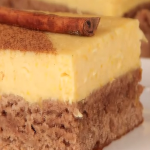 Bolo de Canela e Curau