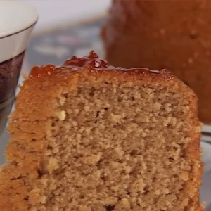 Bolo de Chá Preto e Mel