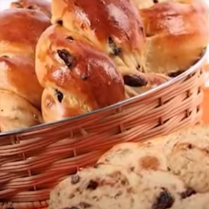 Brioche de Chocolate com Passas